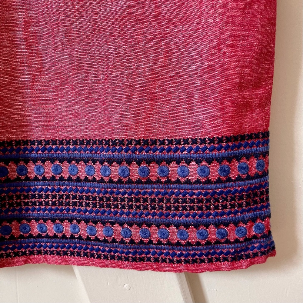 Vineyard Vines hot pink & purple shift dress (0) - Picture 5 of 8